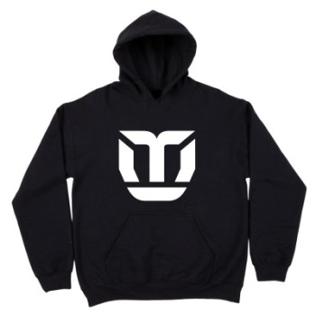 Hoodie Black / White